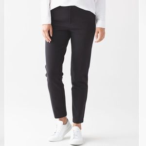 Lululemon city trek trouser pointe black 7/8 pant